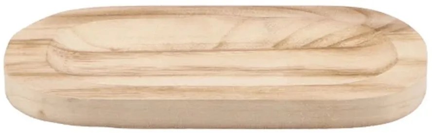 Prírodný drevený dekoračný podnos Tippo - 24*14*2 cm