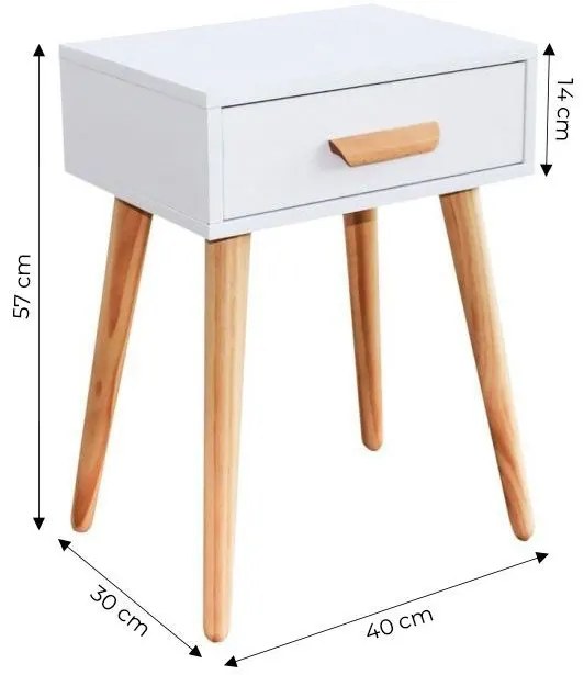 Moderný nočný stolík ModernHome