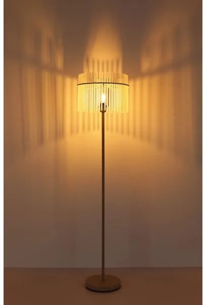 Globo 15698SB - Stojacia lampa GORLEY 1xE27/60W/230V