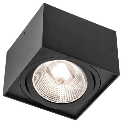 Bodové svietidlo CHLOE AR111 1xGU10/50W/230V hranatý čierna