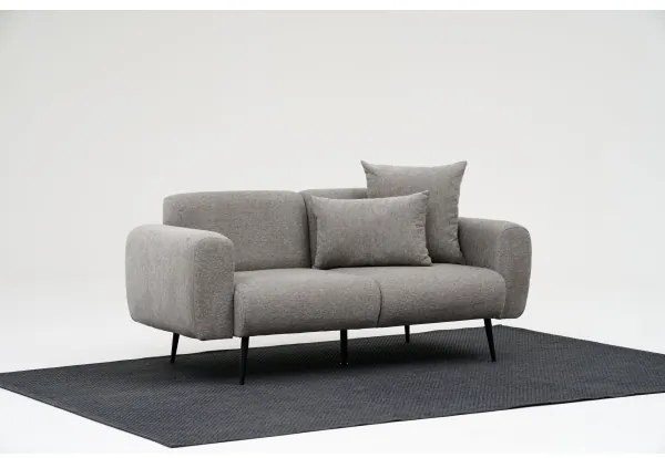 Dvojmiestná pohovka PISA svetlosivá