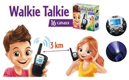 BUKI Vysielačky Walkie Talkie 3 km