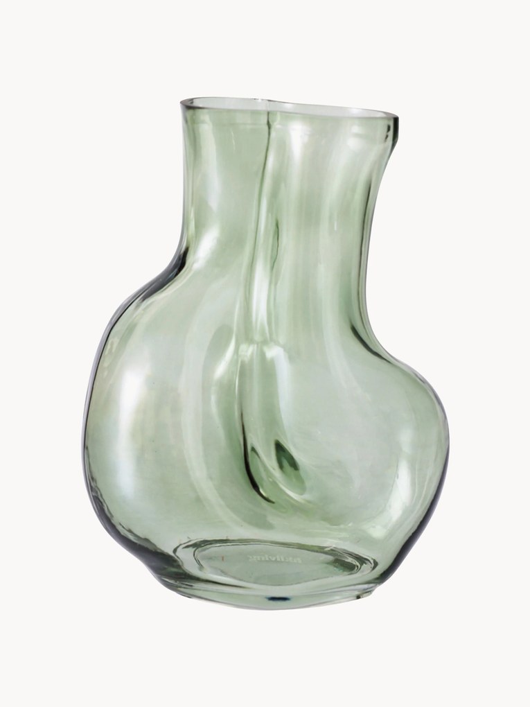 Ručne vyrobená sklenená váza Gleam, V 22 cm