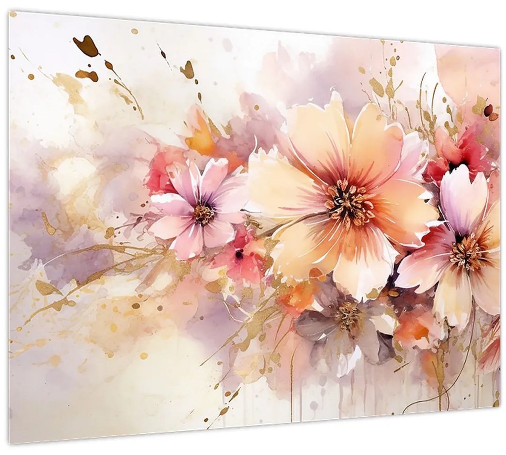 Obraz - Kvety (70x50 cm)