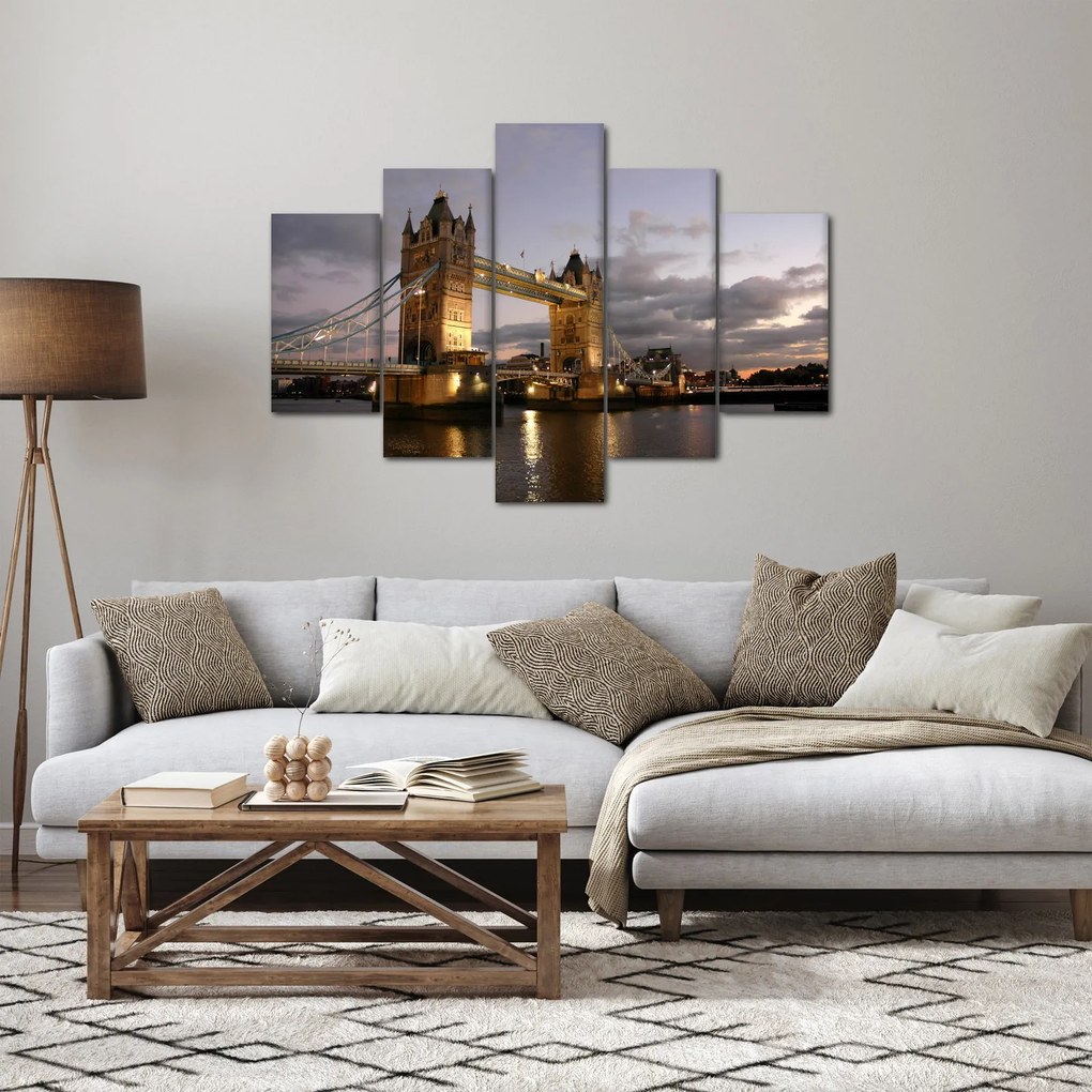 Obrázok - Tower Bridge v noci (150x105 cm)