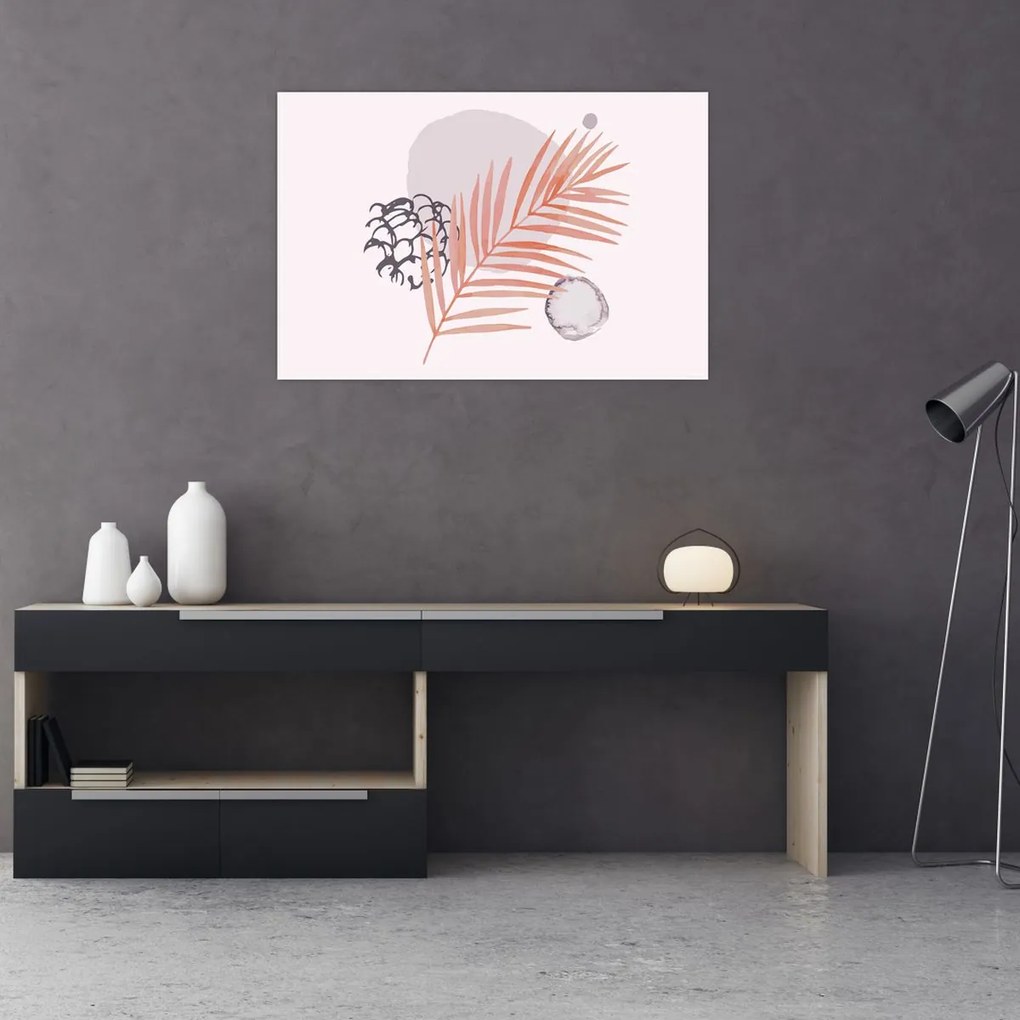 Obraz - Fialový minimalizmus N⁰3 (90x60 cm)