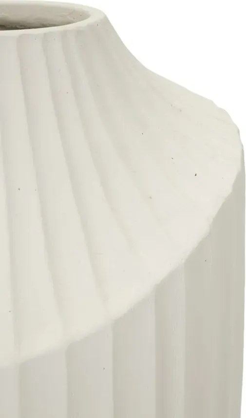 Váza Ice Jar 38 cm krémová