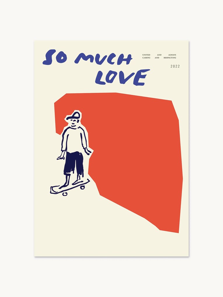 Plagát So Much Love Skateboard