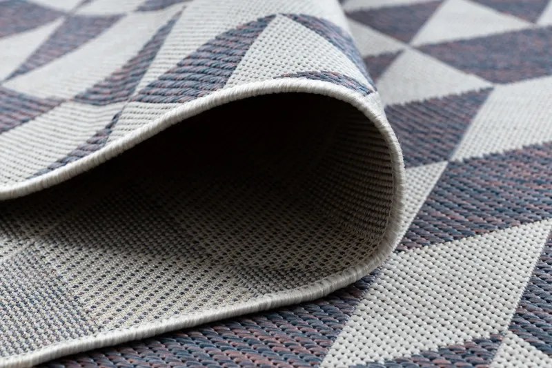 Kusový koberec Sion Sisal Triangles 22373 ecru/blue-pink – na von aj na doma, 160x220, viacfarebná, chodba / predsieň, Dywany Łuszczów