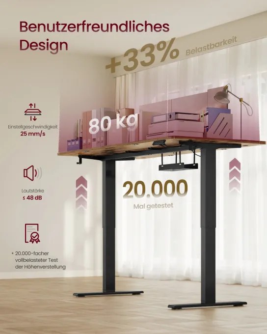 Elektrický pracovný stôl LSD148KD02