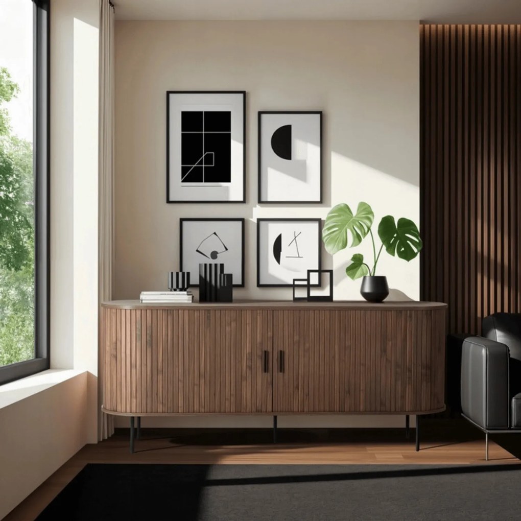 Skrinka Trisha 180 (orech) . Akcia -21%. Vlastná spoľahlivá doprava až k Vám domov. 1129122