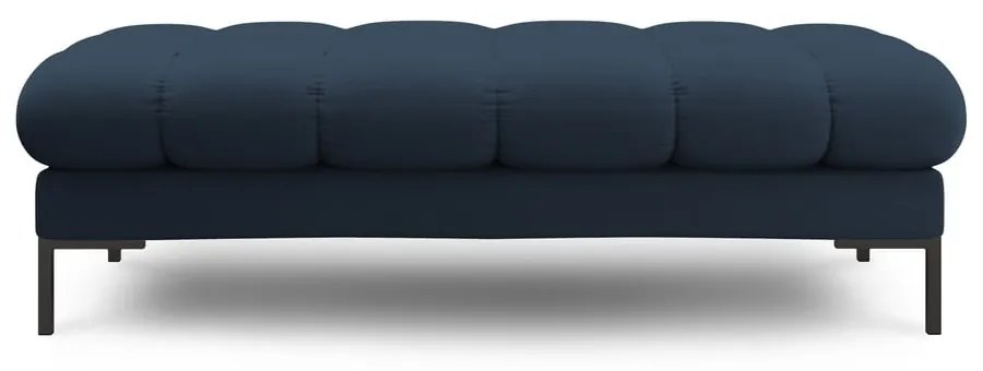 Tmavomodrá polstrovaná lavica Bali – Cosmopolitan Design