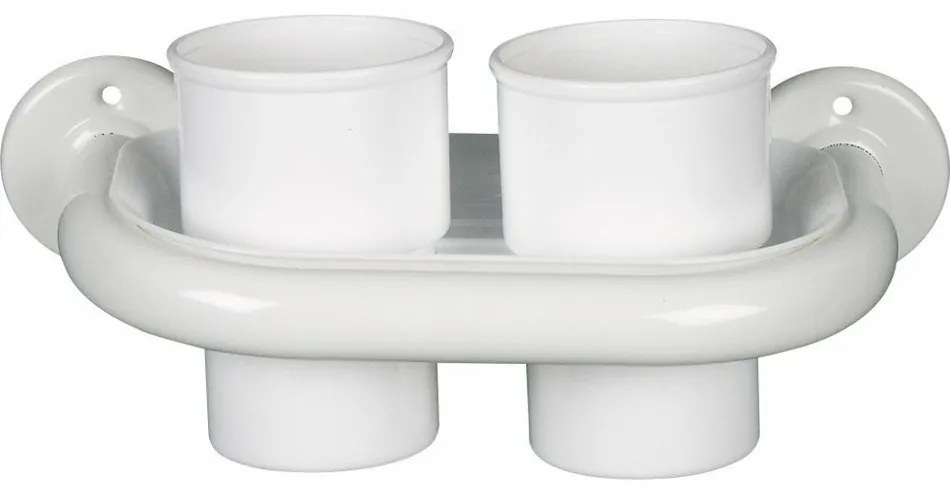 AQUALINE 8007 držiak téglikov, biela
