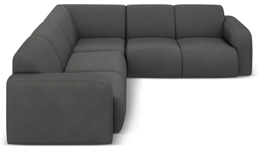 Tmavosivá rohová pohovka (variabilná/do L) Molino – Micadoni Home