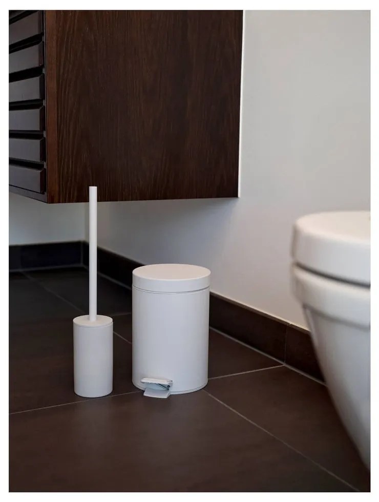 Biela porcelánová WC kefa Zone Solo White