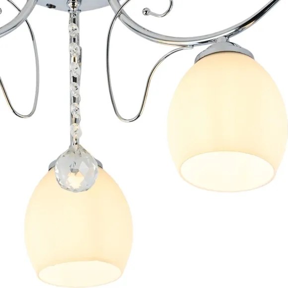 Prisadený luster ELLA 3xE27/15W/230V lesklý chróm