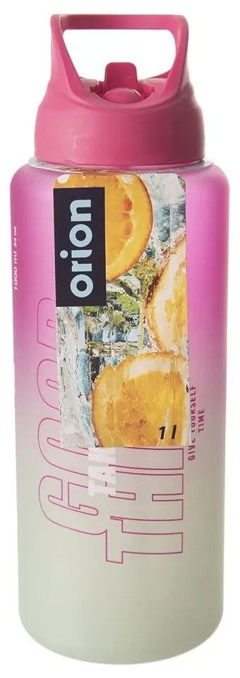Ružová tritánová fľaša 1 l Moly – Orion