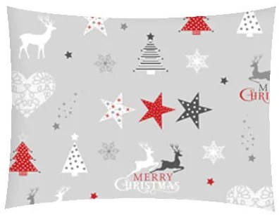 INTERMEDIC SK Obliečka Christmas Star Grey 40x40cm