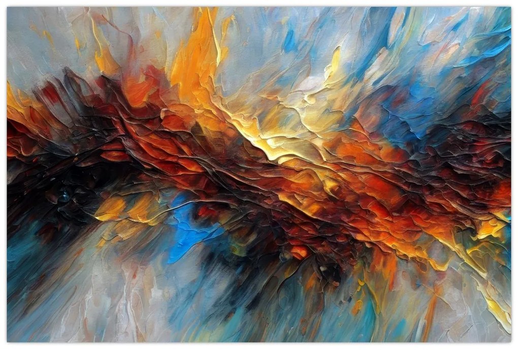 Obraz - Farebná textúra (90x60 cm)
