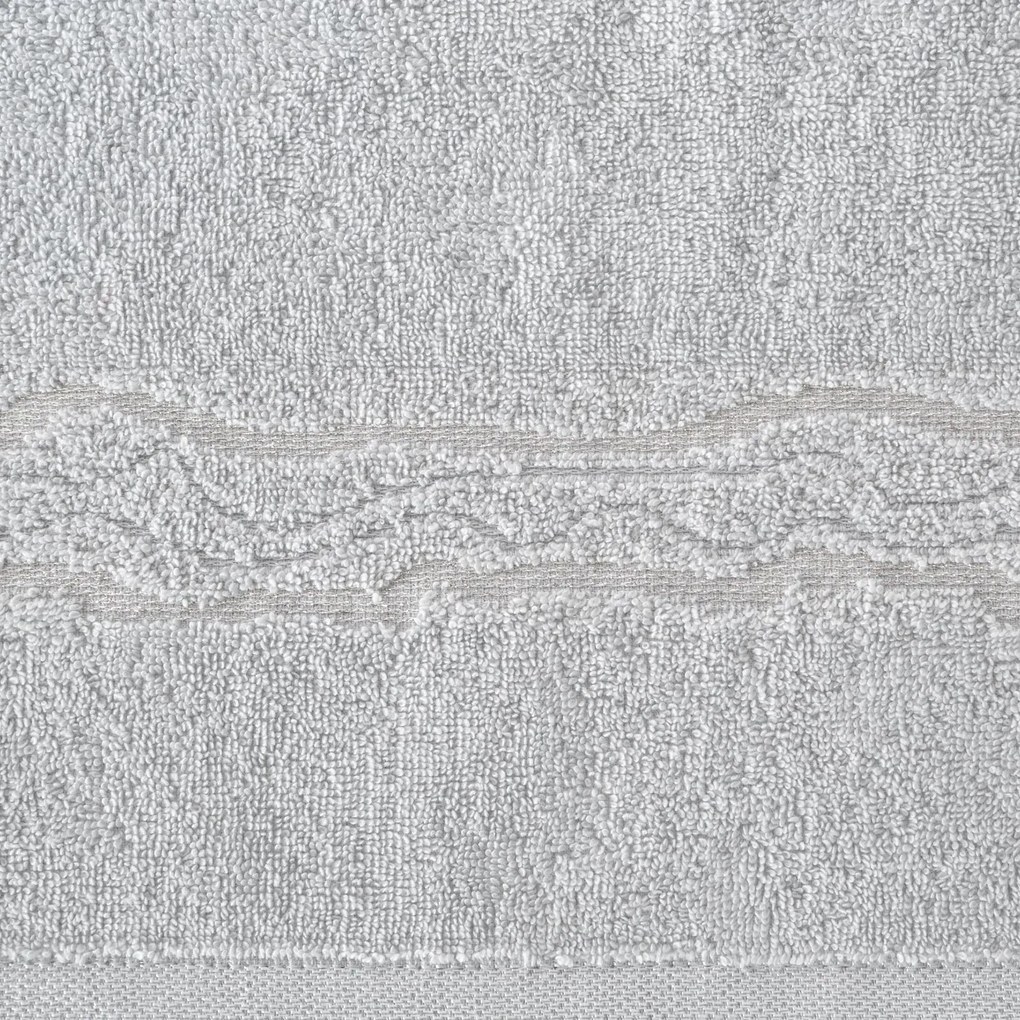 BAVLNENÝ UTERÁK KARIN SADA 3KS 70X140 CM STRIEBORNÁ