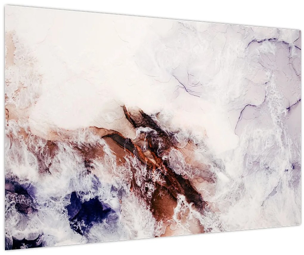 Obraz - Fialový mramor N⁰1 (90x60 cm)