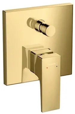 Hansgrohe Metropol sprchová a vaňová batéria bez podomietkového telesa leštěný vzhled zlata 32545990