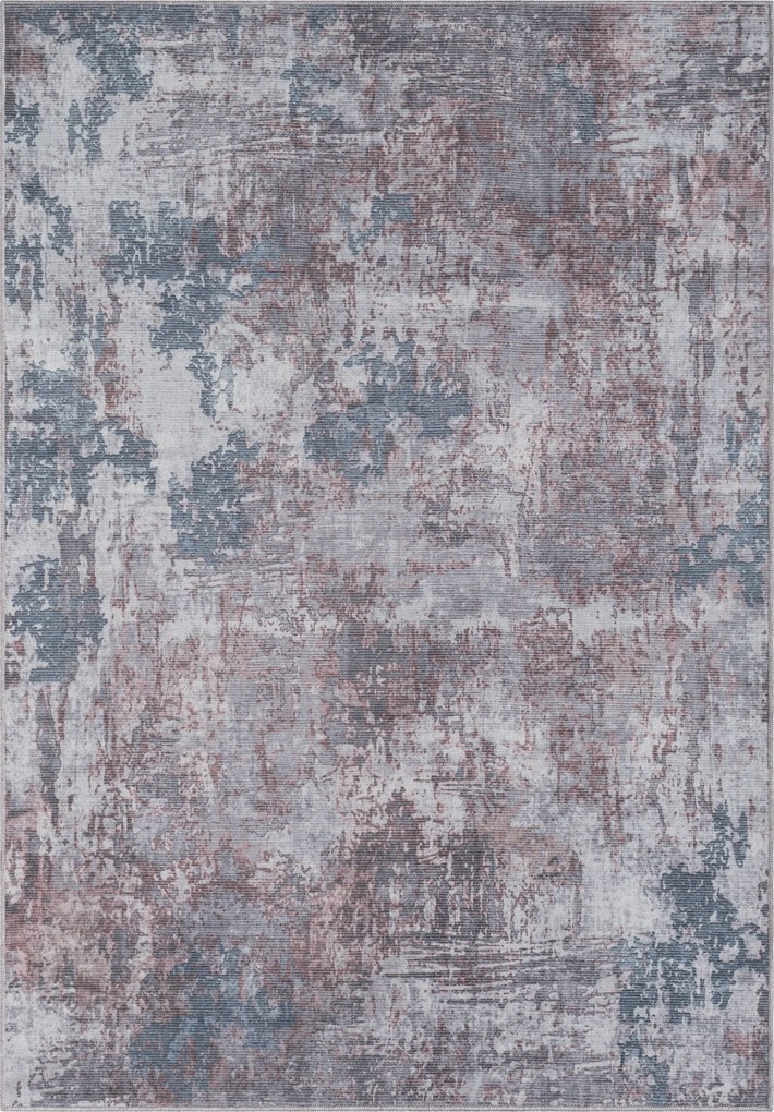 Kusový koberec Avery grau/blau/braun – na von aj na doma, 160x230, šedá, chodba / predsieň, My Flair