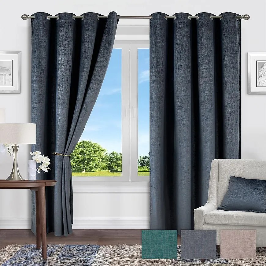 Závesový  materiál VELVET LUISA YX284/4 sivá 145 (Tovar na mieru)