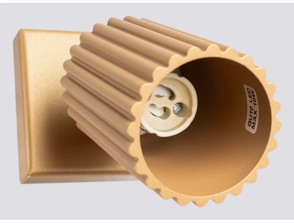 Bodové svietidlo v zlatej farbe 8x16 cm Gleam – Sollux