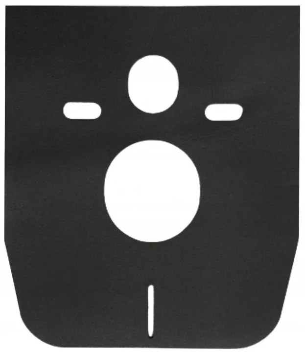 Izolačná podložka pre závesné WC a bidety MEXEN - čierna, 39095-70