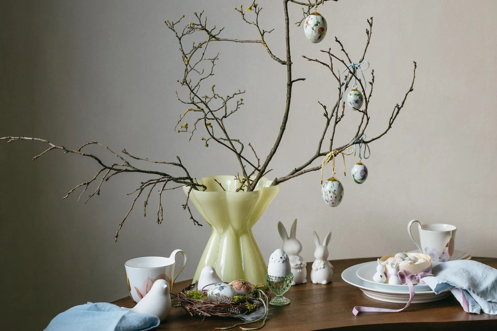 räder Veľkonočná dekorácia Floral Egg / Gold details