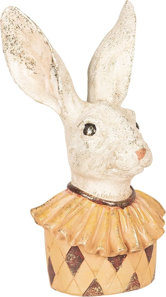 Busta králika s patinou - 11 * 8 * 24 cm