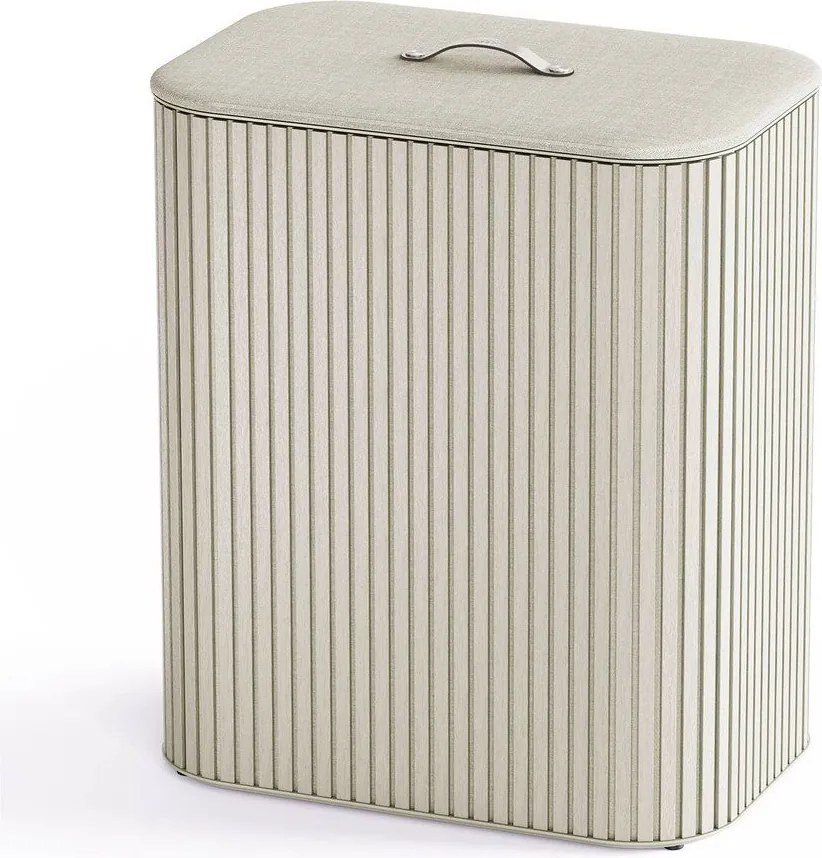 Béžový bambusový kôš na bielizeň 2x45 l Tota Luxe – Joseph Joseph