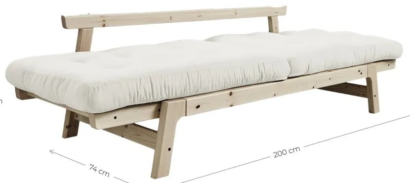 Variabilná pohovka Karup Design Step Natural/Dark Grey