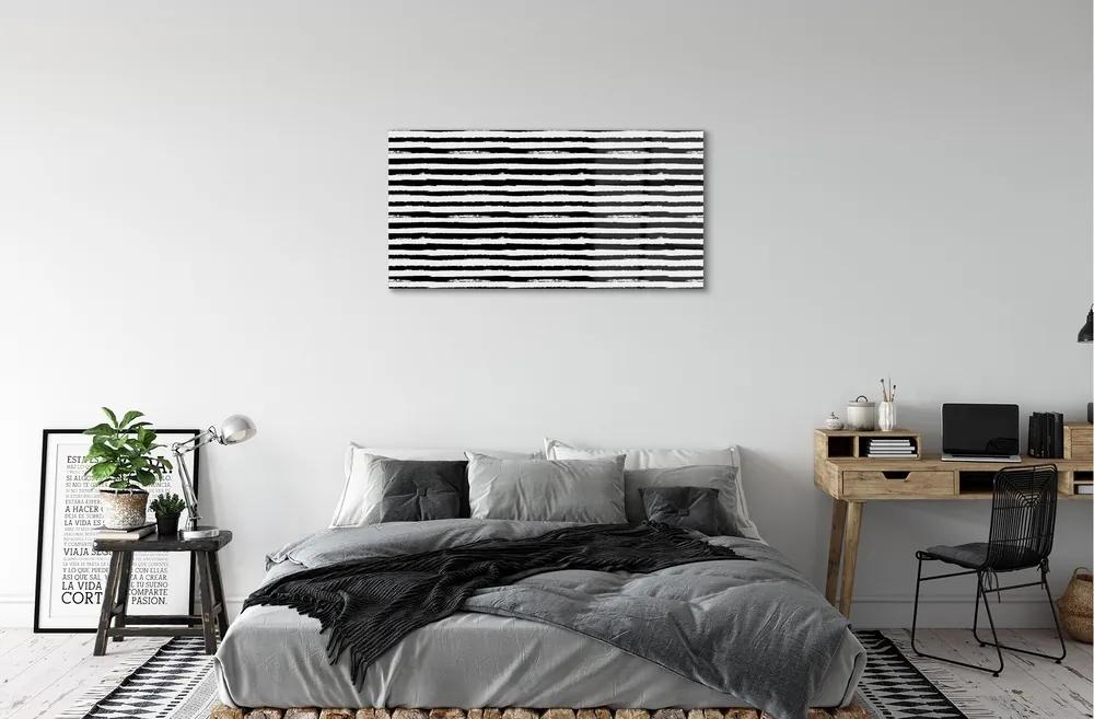 Sklenený obraz Nepravidelné pruhy zebra 140x70 cm