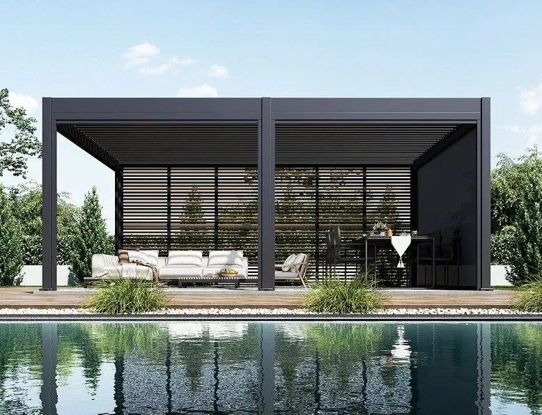 Bioklimatická pergola 6x4 m INTRO DUO Rojaplast