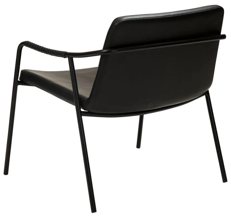 Čierne kreslo z imitácie kože DAN-FORM Denmark Boto