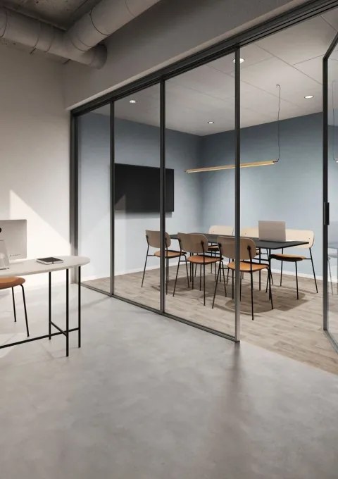 PVC podlaha LOGITEX Ultimate 55 Tavel T81 sivá