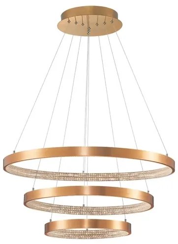 LED luster Preston 180 zlaté