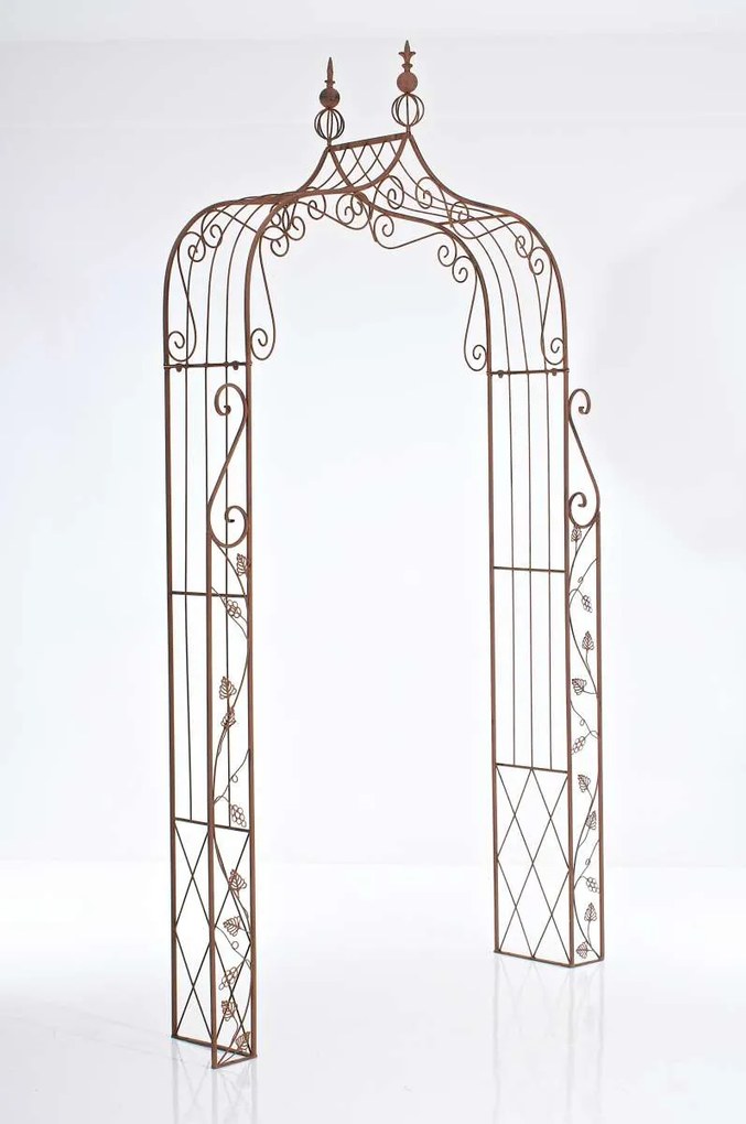 Oblúk na ruže Wine - Hnedá antik