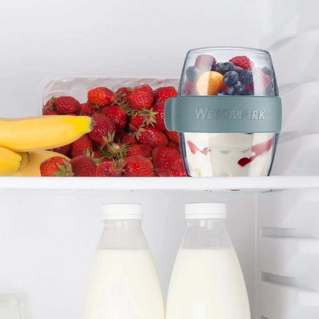 Westmark Dvojdielna dóza na desiatu MAXI, 700 ml, modrá, L