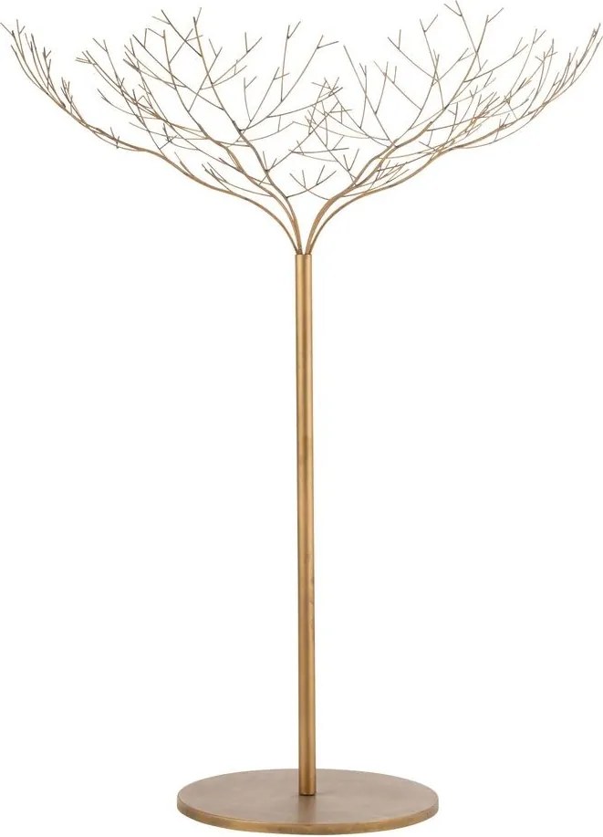Zlatý veľký kovový dekoračný strom Tree Gold - 135*135*180 cm