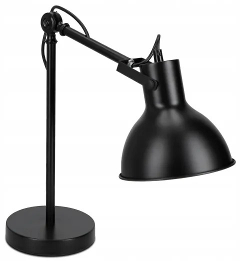 Stolná lampa 1xE27/40W/230V čierna