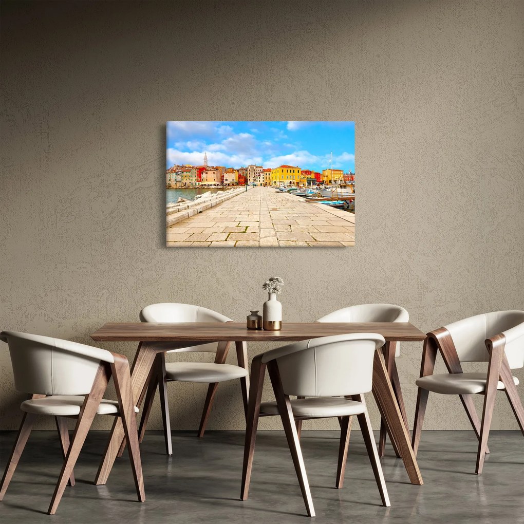 Obraz - Staré istrijské mesto v Poreči, Chorvátsko (90x60 cm)