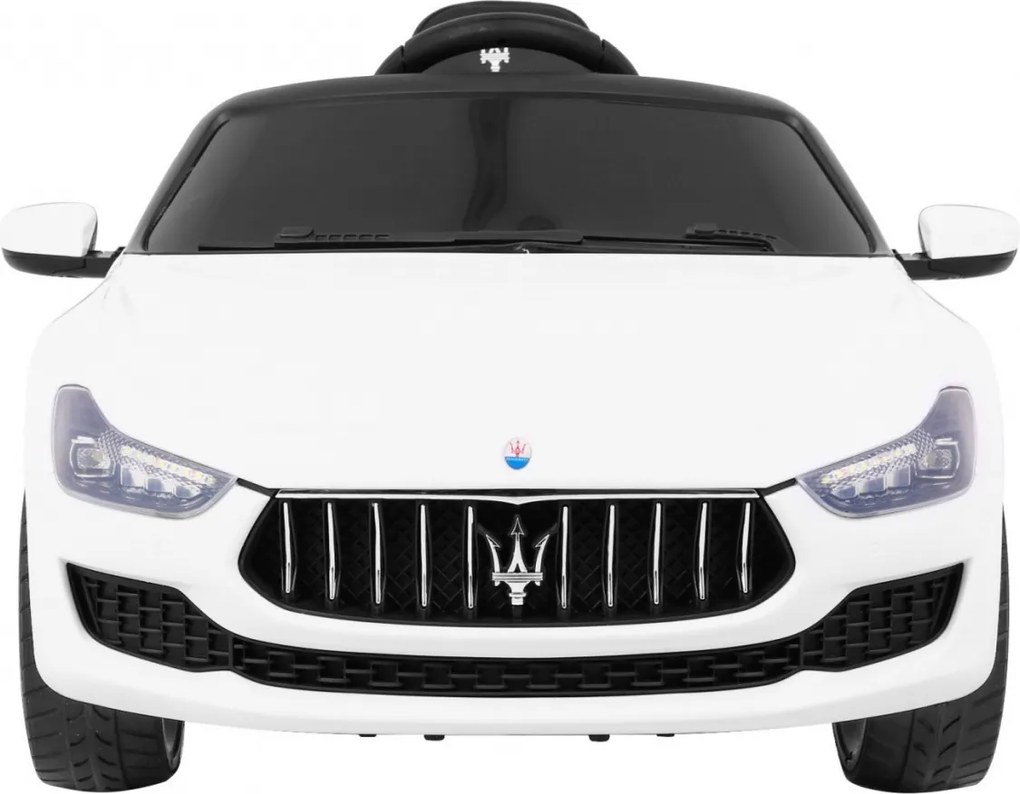 Ramiz Maserati Ghibli batéria pre deti Biela + diaľkové ovládanie
