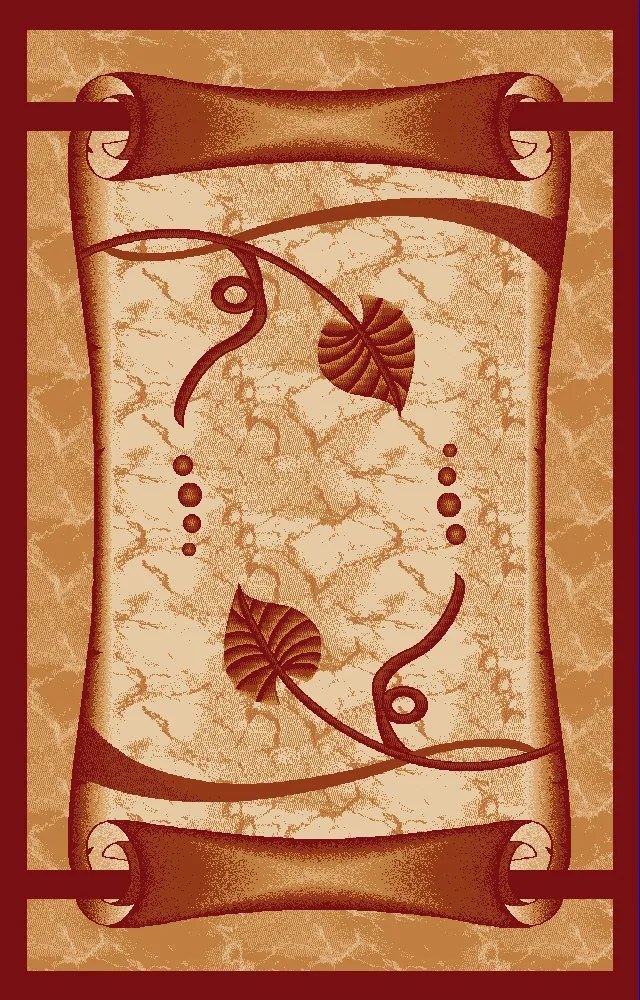 TA Koberec w9106A ČERVENÁ ANTOGYA