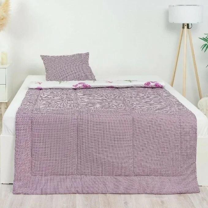 Stanex CLASSIC letný set Jar fialová, 140 x 200 cm, 40 x 60 cm