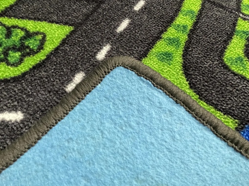 Vopi, Detský kusový koberec City life kruh, 250x250 (priemer) kruh, viacfarebná, detská izba