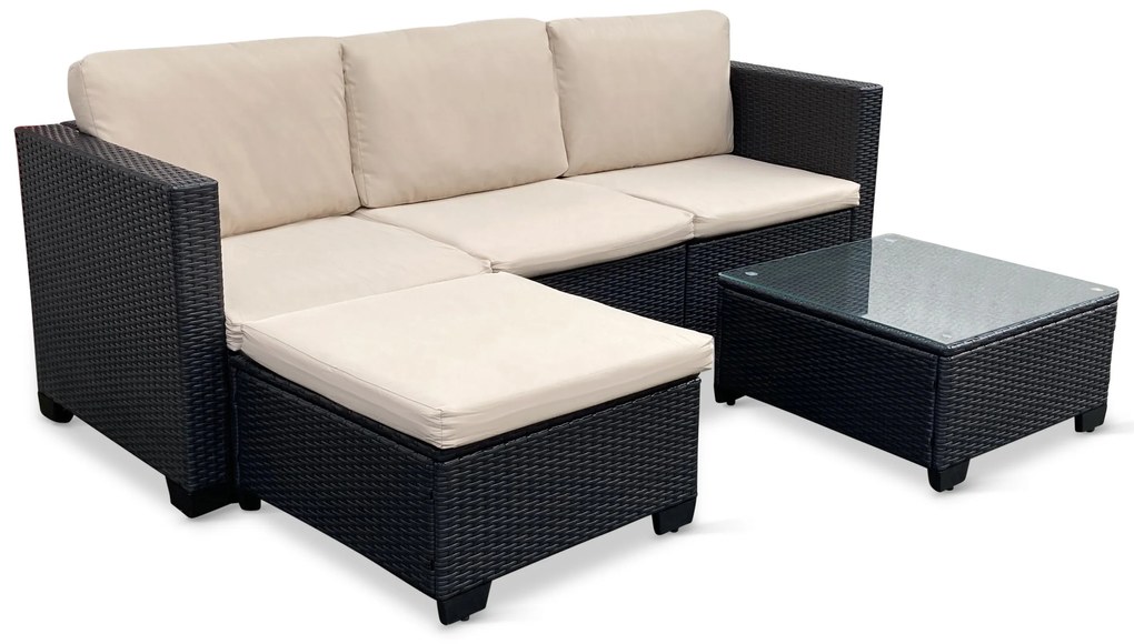 Noela Záhradná rohová sedacia súprava Amy