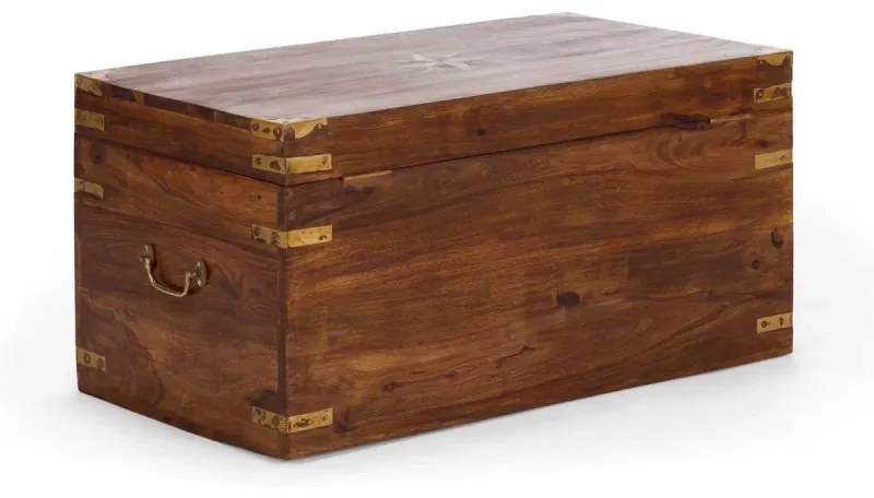 furniture-nabytek.cz - Masívny konferenčný stolík Merlin II z palisandra, lakovaný, hnedý – 69×39×36 cm